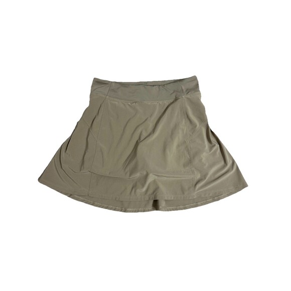 Athleta Girl Khaki School Day Skort Skirt Size XXL (16) Beige Liner Stretch EUC - Picture 1 of 4
